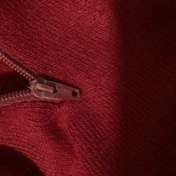 Vintage 70s College town sweater small size zip turtle neck - Picture 8 of 8